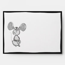 Mouse and Cookies Black and White Birthday Party