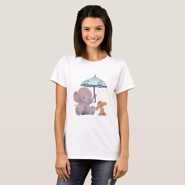 mouse and elephant T-Shirt (Front Full)