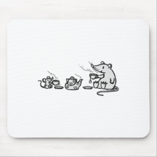 Mouse And Rat Have A Grand Tea Party Sticker  Pad