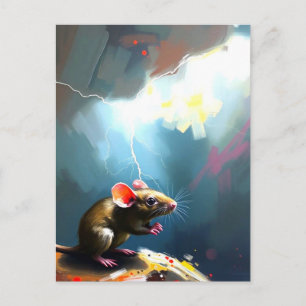 Mouse Art Postcard