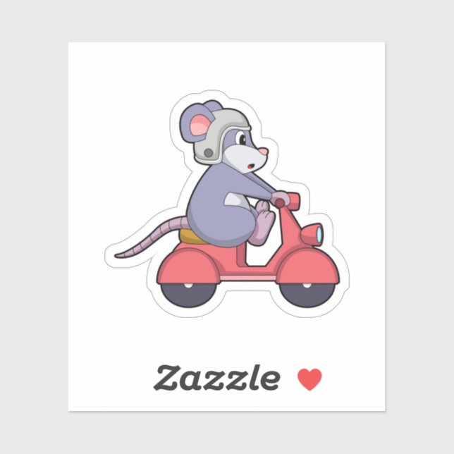 Mouse as Biker with Scooter.PNG (Sheet)