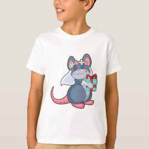 Mouse as Bride with Veil & Gift.PNG T-Shirt