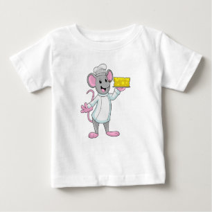 Mouse as Cook with Cheese Baby T-Shirt