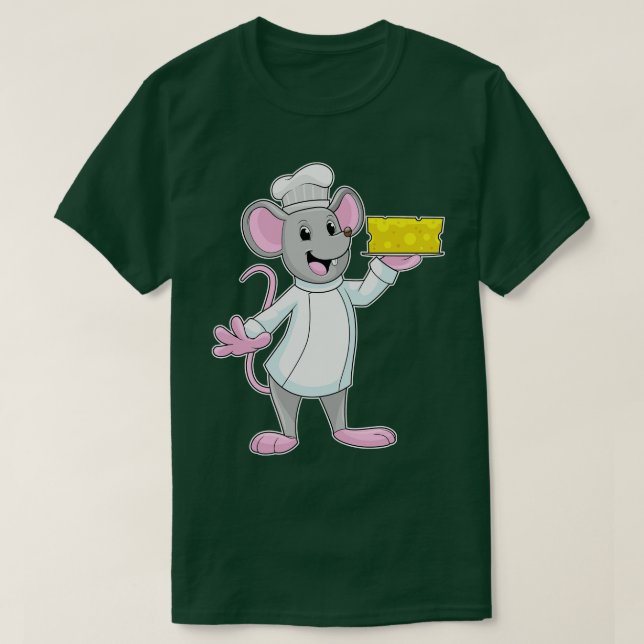 Mouse as Cook with Cheese T-Shirt (Design Front)