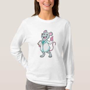 Mouse as Doctor with Doctor's coat T-Shirt
