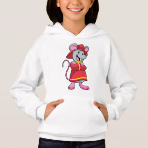 Mouse as Firefighter with Helmet