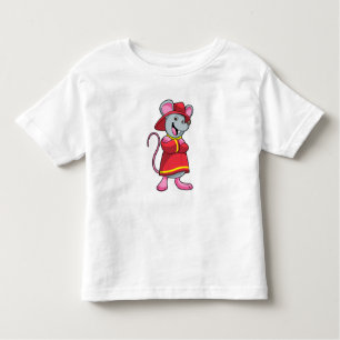 Mouse as Firefighter with Helmet Toddler T-Shirt