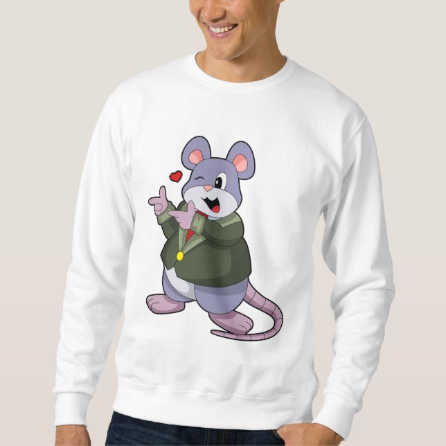 Mouse as Groom with Suit Sweatshirt (Front)