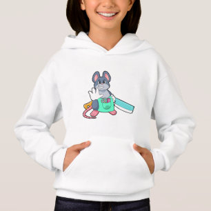Mouse as Hairdresser with Scissors & Comb