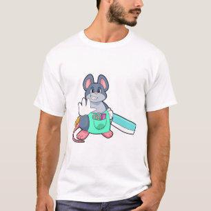 Mouse as Hairdresser with Scissors & Comb T-Shirt