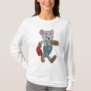 Mouse as Handyman with Toolbox T-Shirt