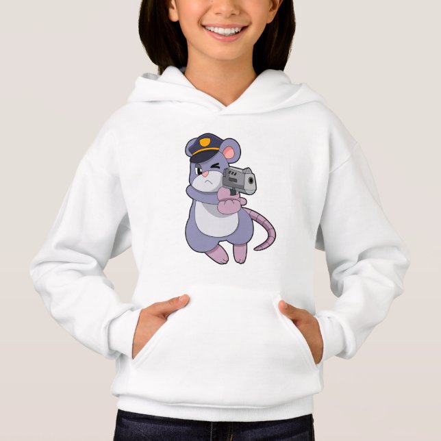 Mouse as Police officer with Police hat (Front)