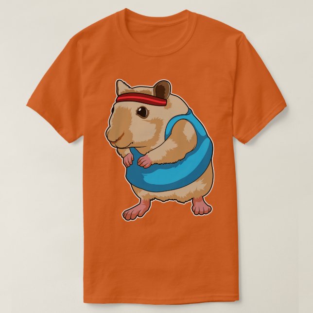 Mouse as Runner with Head T-Shirt (Design Front)