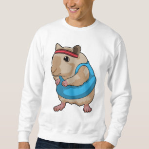 Mouse as Runner with Headband Sweatshirt