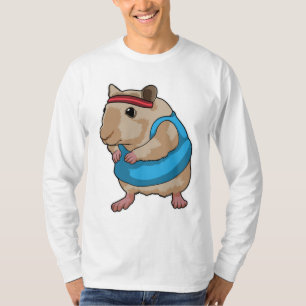 Mouse as Runner with Headband T-Shirt