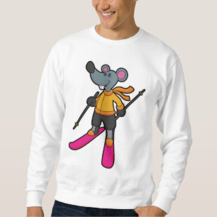 Mouse as Skier with Ski Sweatshirt