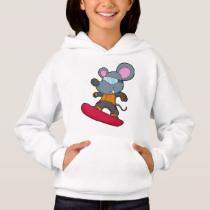 Mouse as Snowboarder with Snowboard