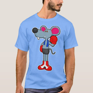 Mouse at Boxing with Boxing gloves 2 T-Shirt