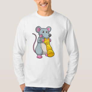 Mouse at Chess with Chess piece Pawn T-Shirt