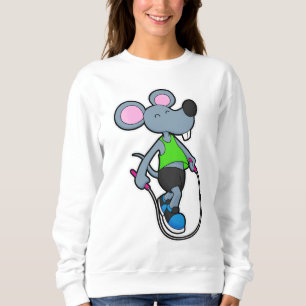 Mouse at Fitness with Rope Sweatshirt
