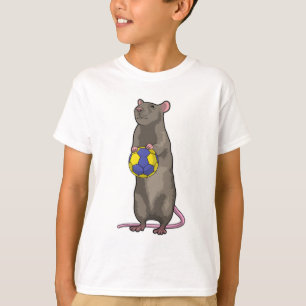 Mouse at Handball Sports T-Shirt