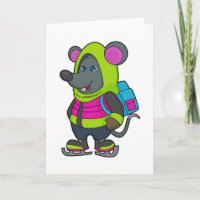 Mouse at Ice skating with Ice skates & Backpack.pn