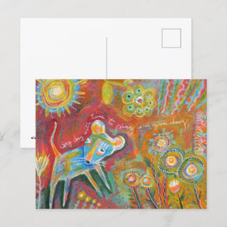 Mouse at Play Postcard