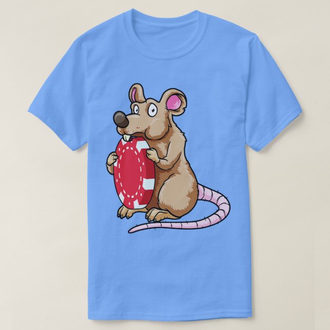 Mouse at with chips T-Shirt (Design Front)