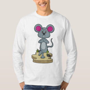Mouse at Yoga Fitness T-Shirt