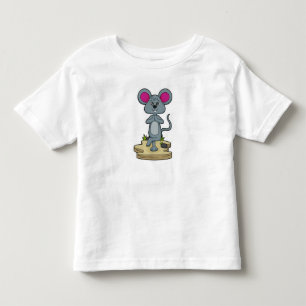 Mouse at Yoga Fitness Toddler T-Shirt