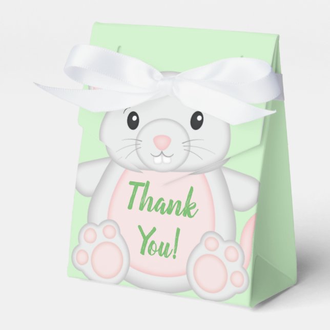 Mouse Baby Shower Favour Box (Front Side)
