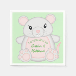 Mouse Baby Shower Napkin