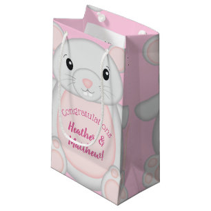 Mouse Baby Shower Pink Small Gift Bag