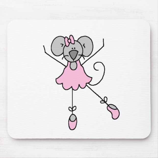 Mouse Ballerina Three Mousepad (Front)