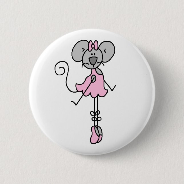 Mouse Ballerina Two Button (Front)