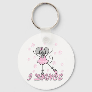 Mouse Ballet I Dance Key Ring