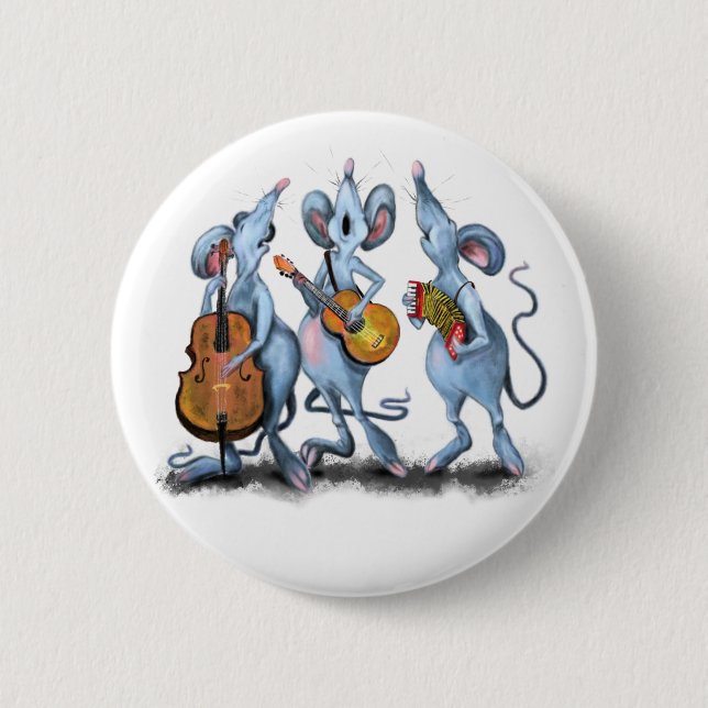 Mouse Band Button Fun - Happy Music (Front)