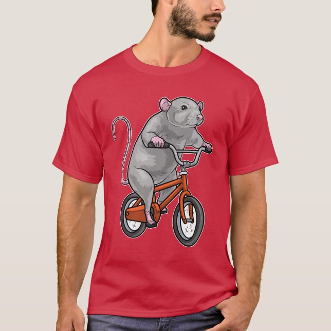 Mouse Bicycle T-Shirt (Front)
