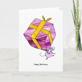 Mouse birthday card