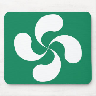 Mouse Carpets Basque Basque background green "Laub Mouse Pad