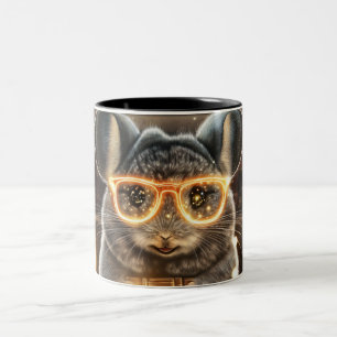 mouse Cartoon Style vibrant Cute Colorfull Two-Tone Coffee Mug