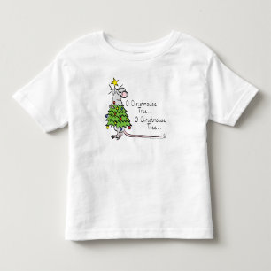 Mouse Christmas Funny Kids Toddler T-Shirt