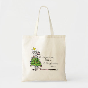 Mouse Christmas Funny Kids Tote Bag