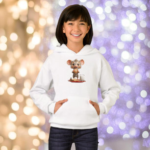 Mouse Christmas Girl's Hoodie