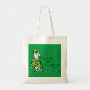 Mouse Christmas Tree Funny Kids Tote Bag