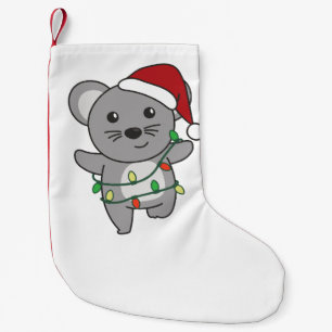 Mouse Christmas Winter Animals Holiday Mice Small Christmas Stocking