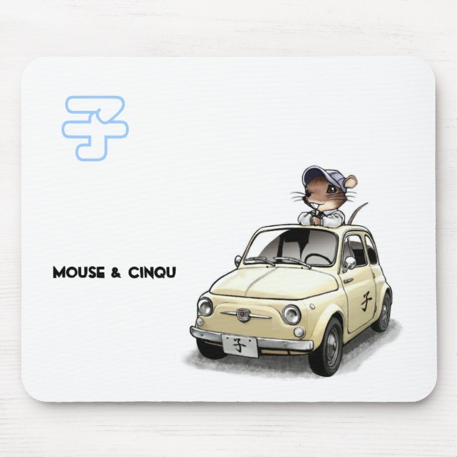 Mouse&Cinqu -Mousepad- Mouse Pad (Front)