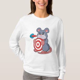 Mouse Darts Dart Dartboard T-Shirt