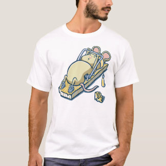 mouse exercising funny t shirt designs