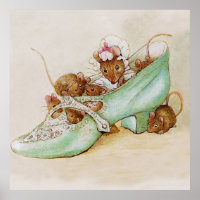 Mouse Family in a Shoe by Beatrix Potter